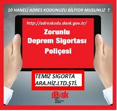 adres , prim hesaplama,  poliçearaştırma